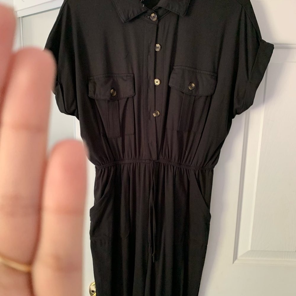 Black jumpsuit